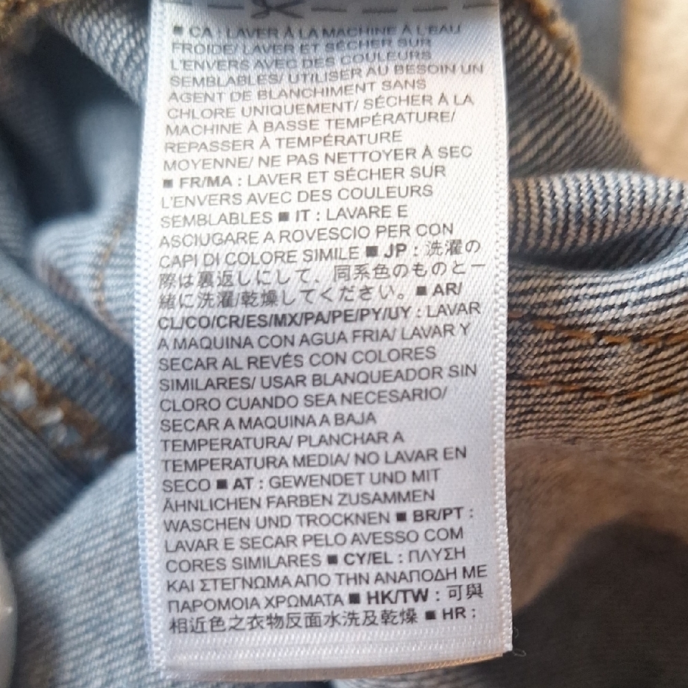 GAP Ladies Classic Indigo Straight Jeans Size 26 - Picture 10 of 12